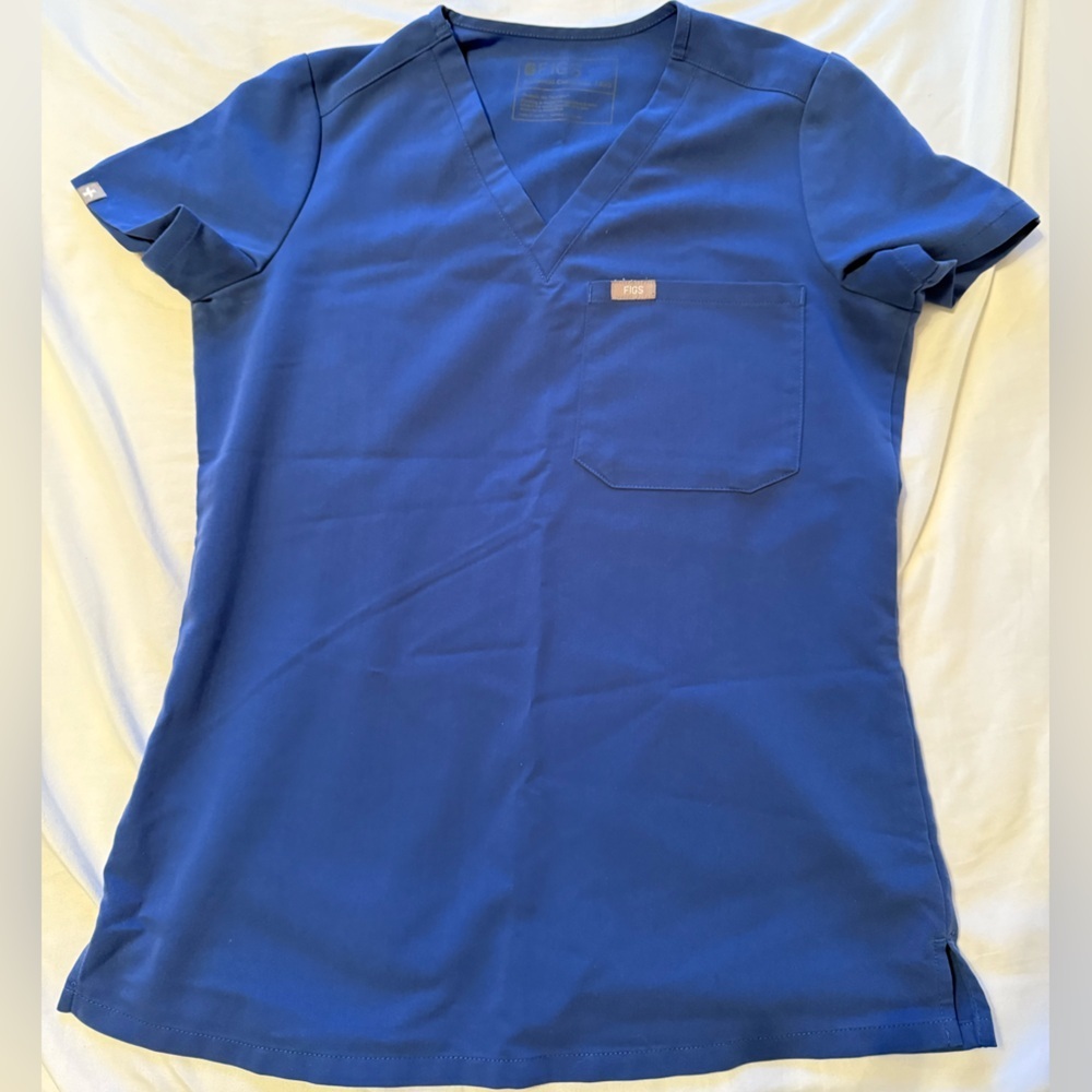 Blue FIGS Scrub Top
